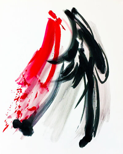 Like A Phoenix Out Of The Ashes di Charles Wallis, Pittura in vendita su Singulart