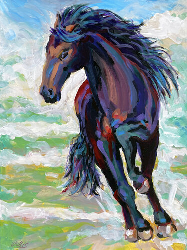 Wild Horses Cannot Keep Me Away From You von Charles Wallis, Malerei kaufen auf Singulart