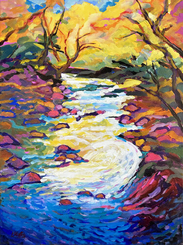 The Colors Of Fall von Charles Wallis, Malerei kaufen auf Singulart