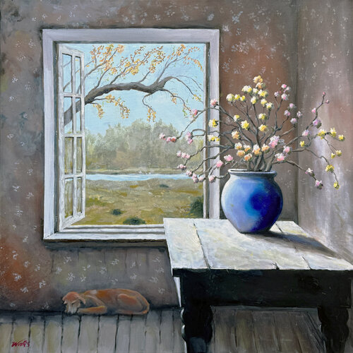 Revisitng The Old Home Place von Charles Wallis, Malerei kaufen auf Singulart