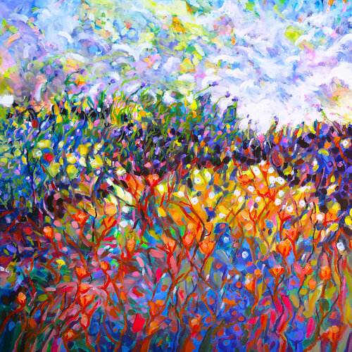 Mountain Meadow #1 von Charles Wallis, Malerei kaufen auf Singulart