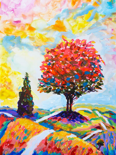 Sometimes The Heart Takes The Long Way Home di Charles Wallis, Pittura in vendita su Singulart