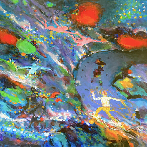 Vivid Dreams, Racing Brain And Discontent von Charles Wallis, Malerei kaufen auf Singulart