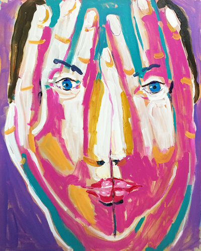 "I Am Not This Hair, I Am Not This Skin, But The Soul That Lives Within." _Rumi di Charles Wallis, Pittura in vendita su Singulart