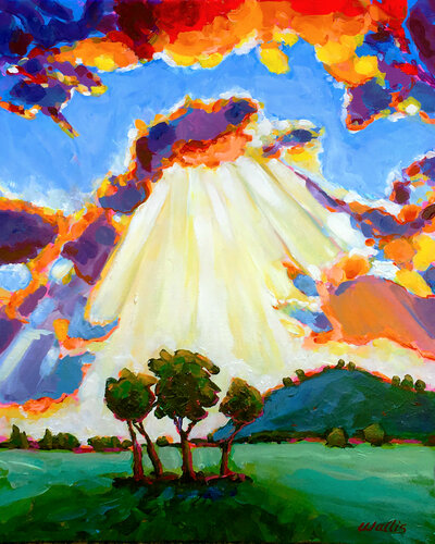 A Break In The Clouds von Charles Wallis, Malerei kaufen auf Singulart