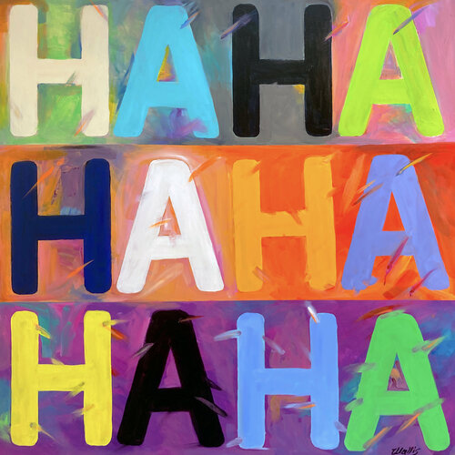 Don't You Love The Sound Of The Last Laugh Coming Down di Charles Wallis, Pittura in vendita su Singulart