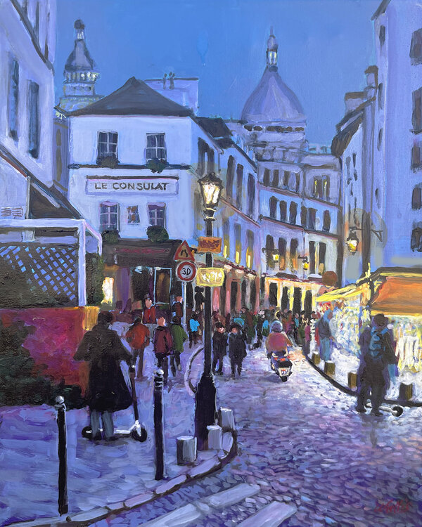 Cold Night In Paris Charles Wallis