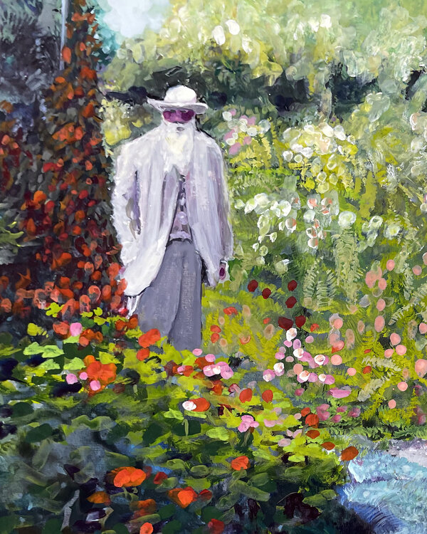 Monet In His Garden Charles Wallis