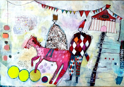 Circus di Helmtrud Kraienhorst, Pittura in vendita su Singulart