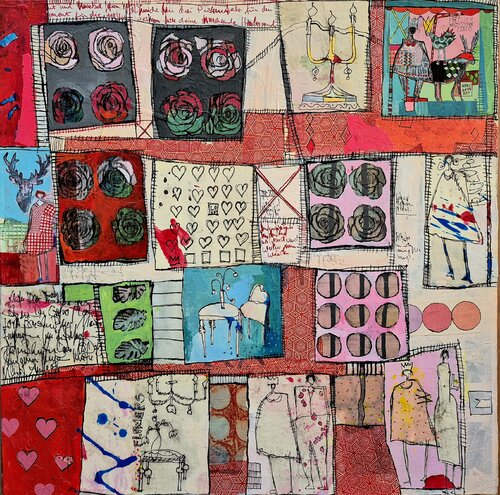 Colorful Life von Helmtrud Kraienhorst, Malerei kaufen auf Singulart