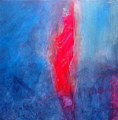 Red Stretch di Patricia McParlin, Pittura in vendita su Singulart