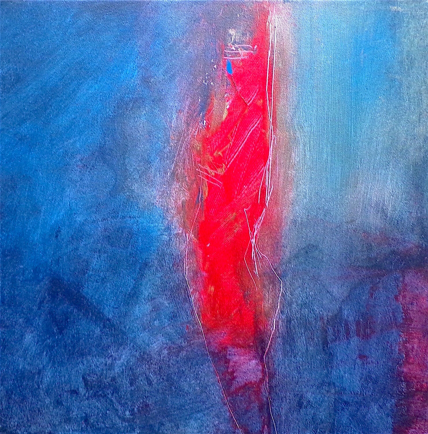 Red Stretch Patricia McParlin Originalgemälde zu verkaufen