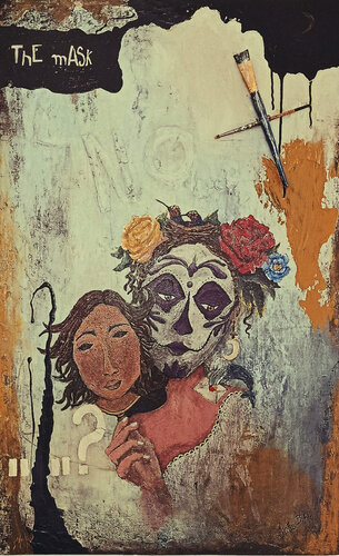 No More Mask by José Blanco Lorenzo Blanco Lorenzo, 회화 for Sale on Singulart