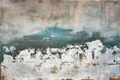 Lungo il fiume Boite di Alessandra Marzatico, Pittura in vendita su Singulart