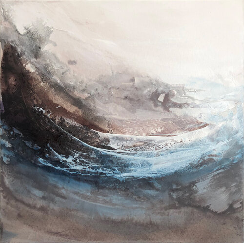 Come olio sull'acqua van Alessandra Marzatico, Schilderij te koop op Singulart