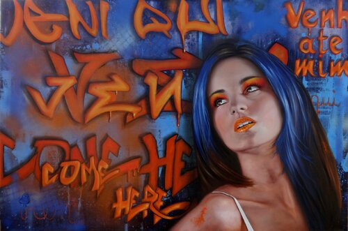 Ven by Guillermo De Rosa, Painting for Sale on Singulart