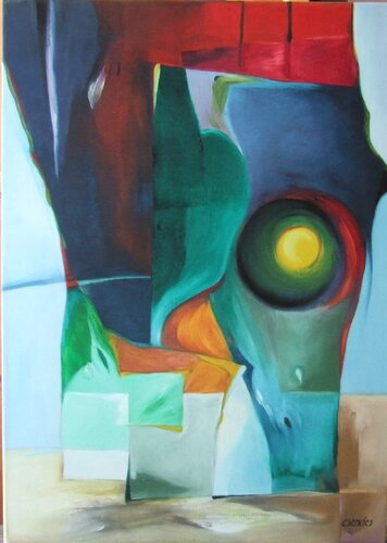 Eltévedt nap di Csendes Csaba, Pittura in vendita su Singulart