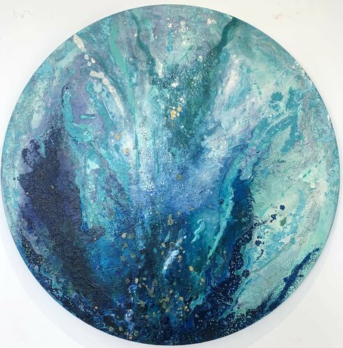 Ocean vibes by Wendy van Putten, Painting for Sale on Singulart