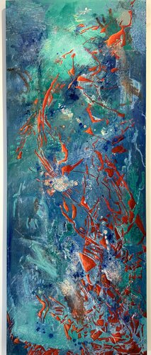 Coral rojo van Wendy van Putten, Schilderij te koop op Singulart
