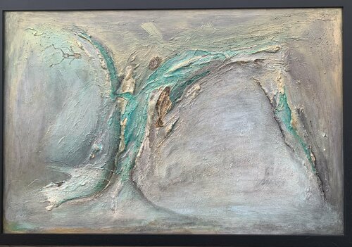 Prehistoric elements van Wendy van Putten, Schilderij te koop op Singulart