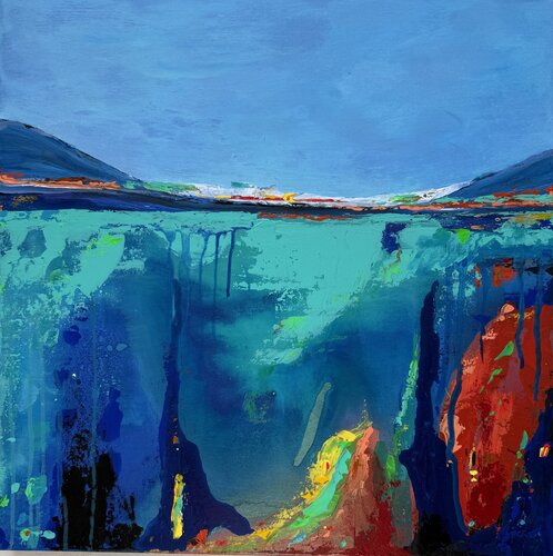 Neptunes garden by Wendy van Putten, Painting for Sale on Singulart