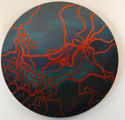 Abstract coral di Wendy van Putten, Pittura in vendita su Singulart