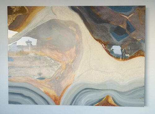 Stones and gems di Wendy van Putten, Pittura in vendita su Singulart