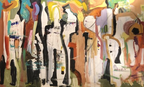 CHAOS di Christine Sharp, Pittura in vendita su Singulart