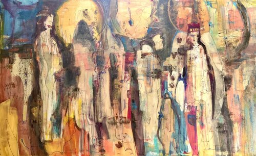 SAVING DEMOCRACY SERIES: TRUTHSEEKERS van Christine Sharp, Schilderij te koop op Singulart