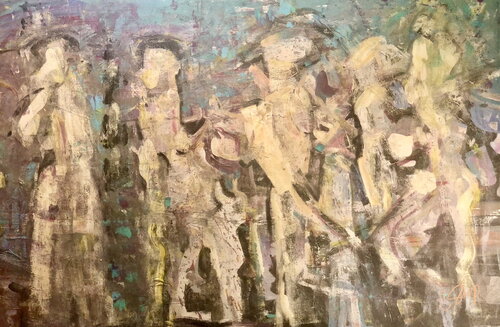 SAVING DEMOCRACY SERIES: COLD AS ICE van Christine Sharp, Schilderij te koop op Singulart