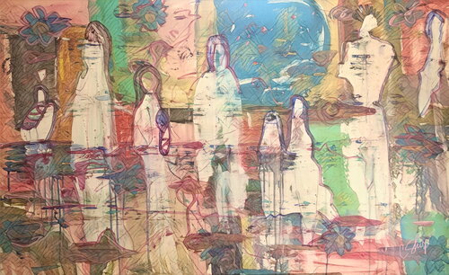 WHERE HAVE ALL THE FLOWERS GONE? Saving Democracy Series par Christine Sharp, Édition en vente sur Singulart