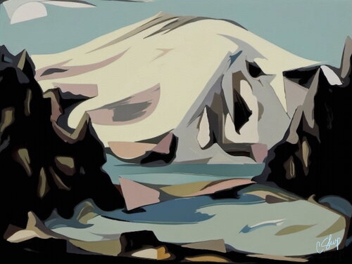 MOUNTAIN HIGH by Christine Sharp, 인쇄 for Sale on Singulart