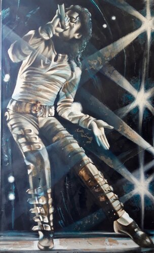 On the stage van Simona Marziani, Schilderij te koop op Singulart