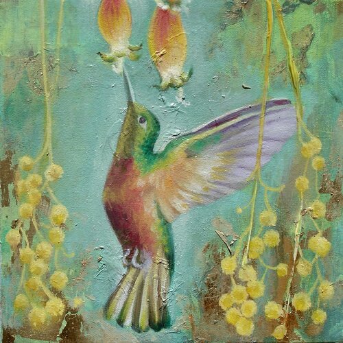 Little bird van Simona Marziani, Schilderij te koop op Singulart