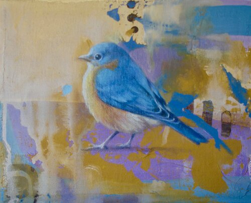 Little bird van Simona Marziani, Schilderij te koop op Singulart