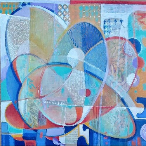 And The Universe Plays di Simona Marziani, Pittura in vendita su Singulart