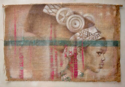 Afica Pre Coloniale van Simona Marziani, Schilderij te koop op Singulart