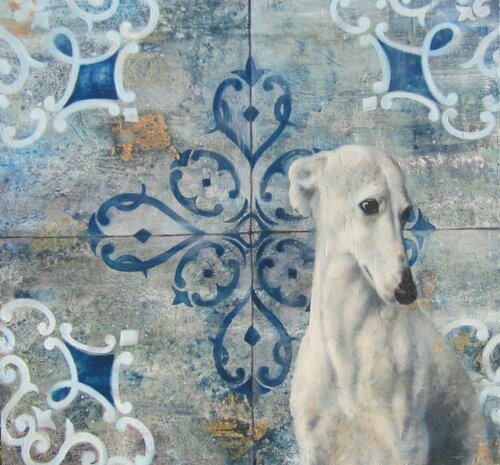 My friend van Simona Marziani, Schilderij te koop op Singulart