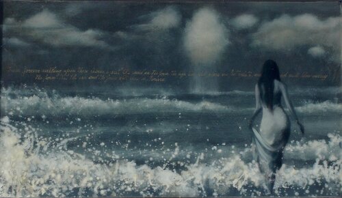 And the foam..... van Simona Marziani, Schilderij te koop op Singulart