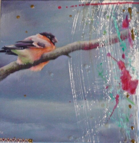 Little bird van Simona Marziani, Schilderij te koop op Singulart