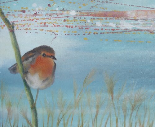 Little bird van Simona Marziani, Schilderij te koop op Singulart
