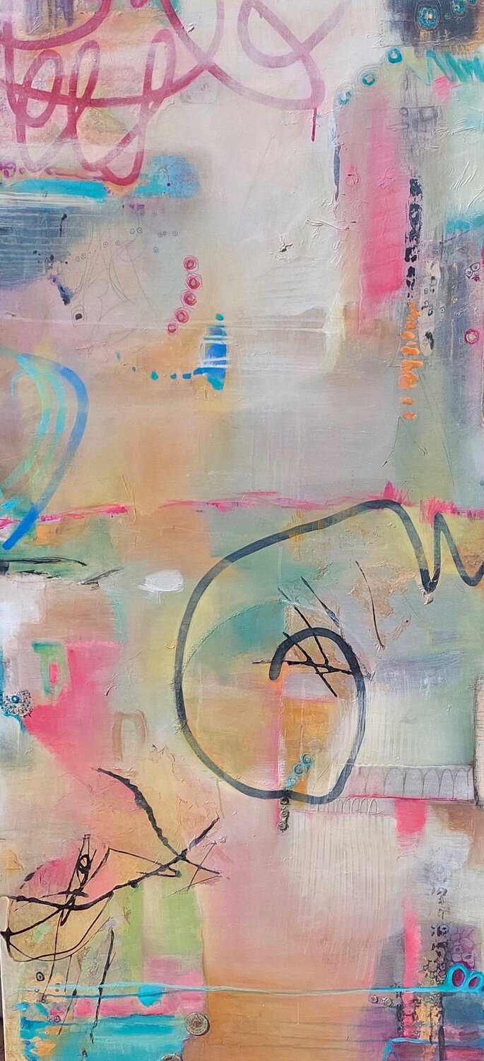 Abstract Series in red Simona Marziani