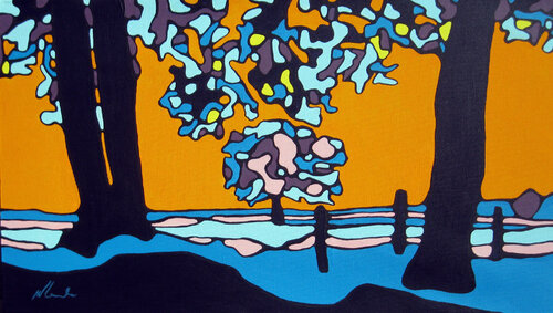 B 13 Bei Wurmtal van Willi Lemke, Schilderij te koop op Singulart