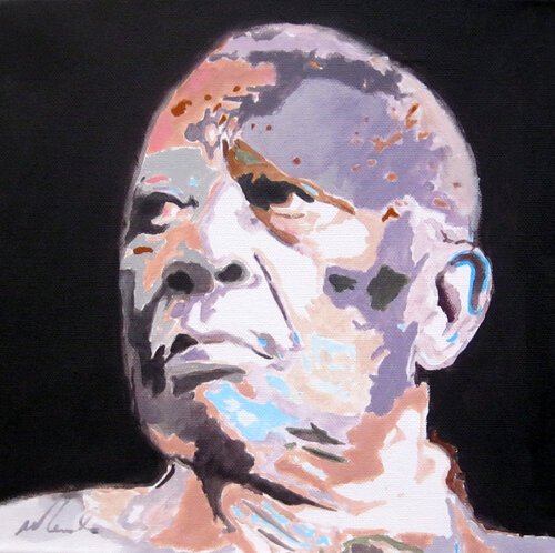 PR 15 B.B. King van Willi Lemke, Schilderij te koop op Singulart