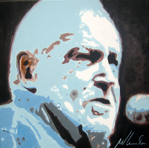 PR 33 Joe Cocker van Willi Lemke, Schilderij te koop op Singulart