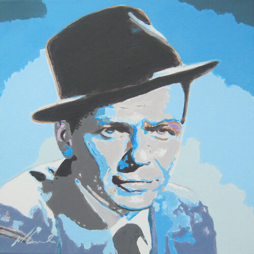 PR 24 Frank Sinatra di Willi Lemke, Pittura in vendita su Singulart