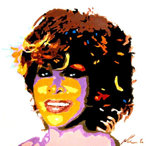PR 62 Tina Turner van Willi Lemke, Schilderij te koop op Singulart
