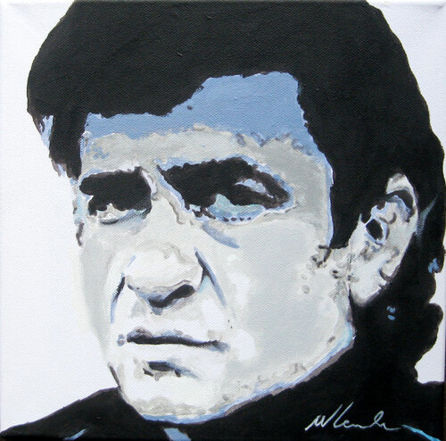 PR 21 Johnny Cash di Willi Lemke, Pittura in vendita su Singulart