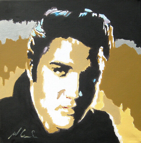 PR 17 Elvis Presley van Willi Lemke, Schilderij te koop op Singulart