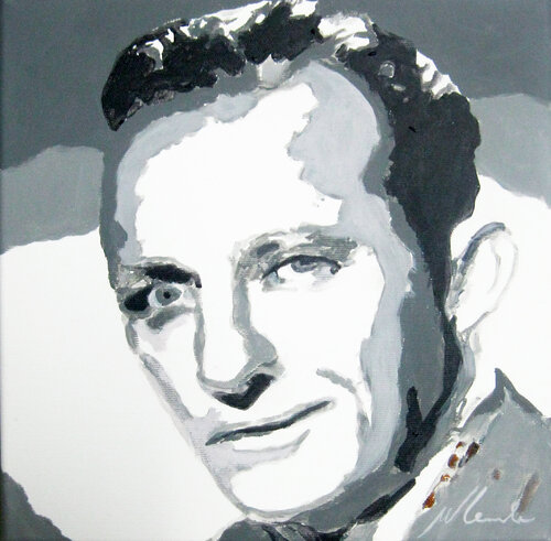 PR 34 Bing Crosby van Willi Lemke, Schilderij te koop op Singulart